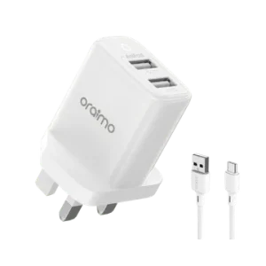 oraimo FireFly 2U 12W Wall Charger Kit